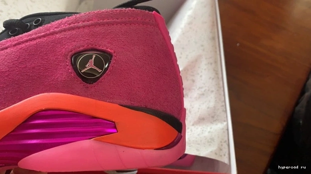 DH4121-600 (W) Pink 14 Jordan Shocking Low Retro 0527